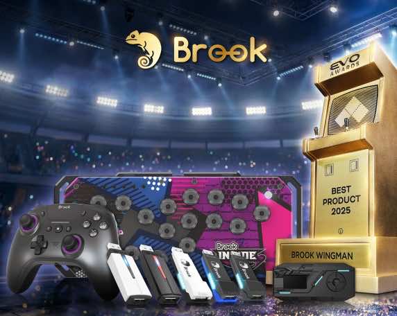 Brook Gaming 品牌故事與產品照片