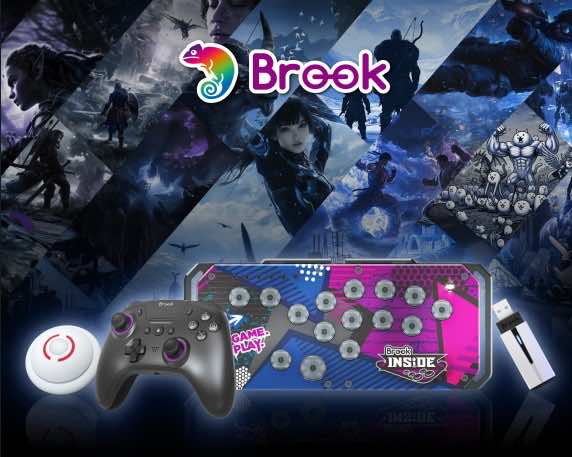 Brook Gaming 品牌故事與產品照片